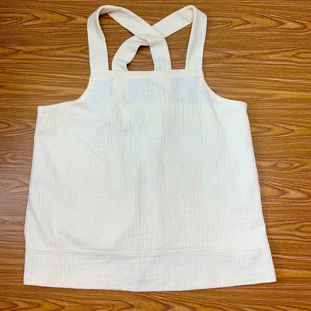 Madewell ivory summer top M